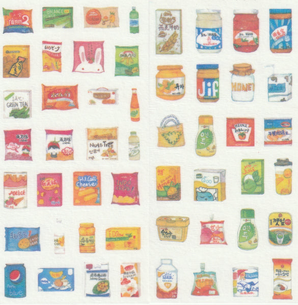 [FREE with US$10 purchase!] Delicious Snacks Stickers Set A