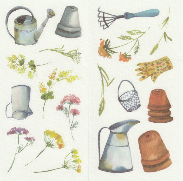 [FREE with US$10 purchase!] Gardening Stickers Set B