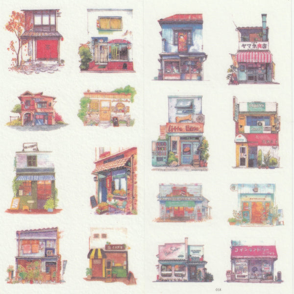 [FREE with US$10 purchase!] Shophouse Stickers Set A